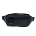 Tactical Waist Pack - Three Zippered Compartments: Charcoal