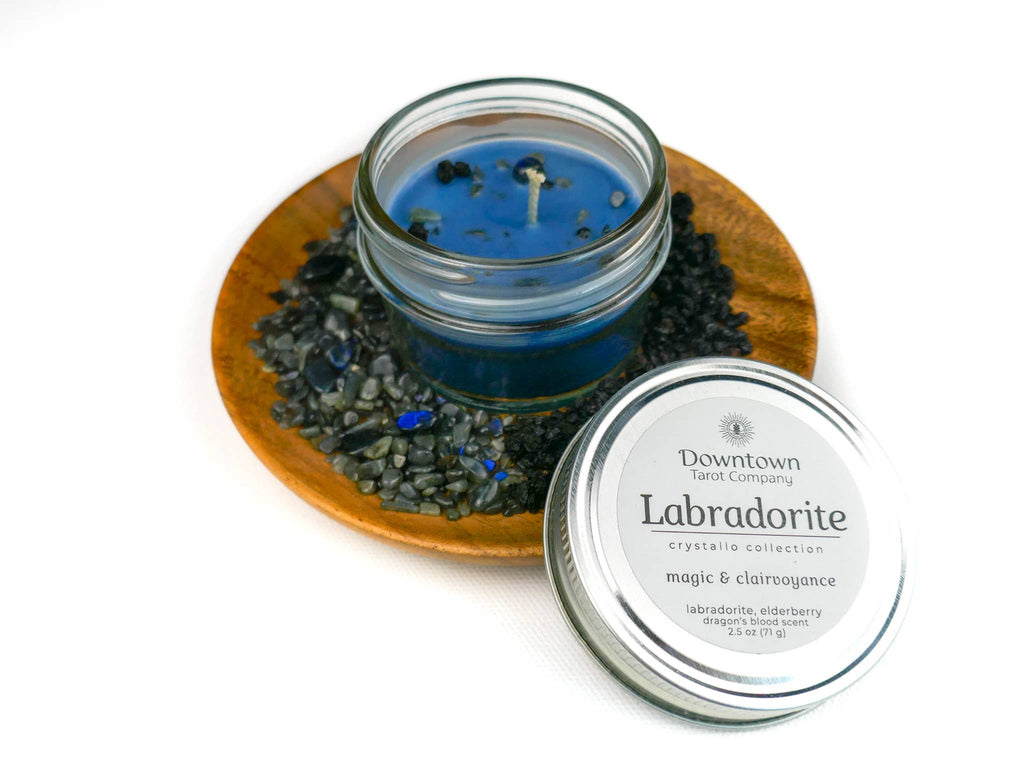 Crystal & Herb Candle - Labradorite