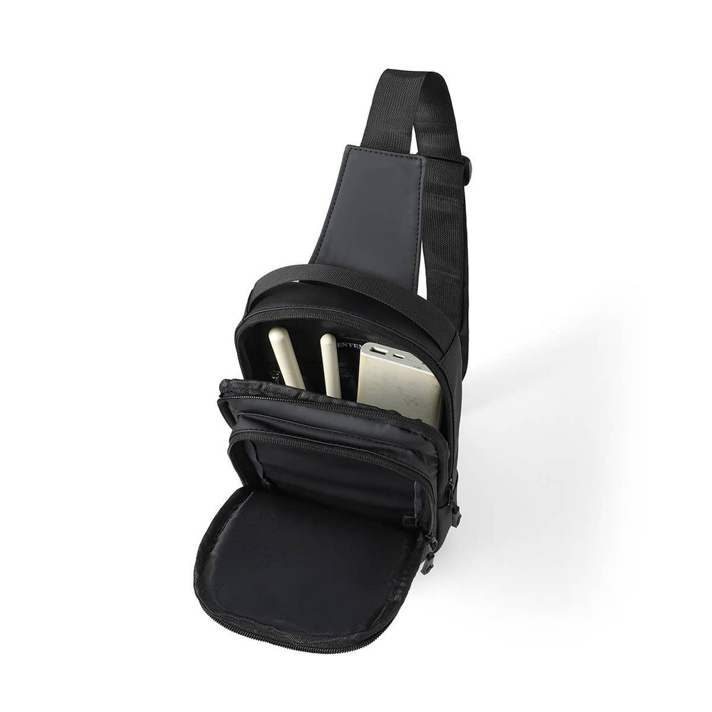 Crossbody Sling Bag with Adjustable Strap-FBG1912-BK