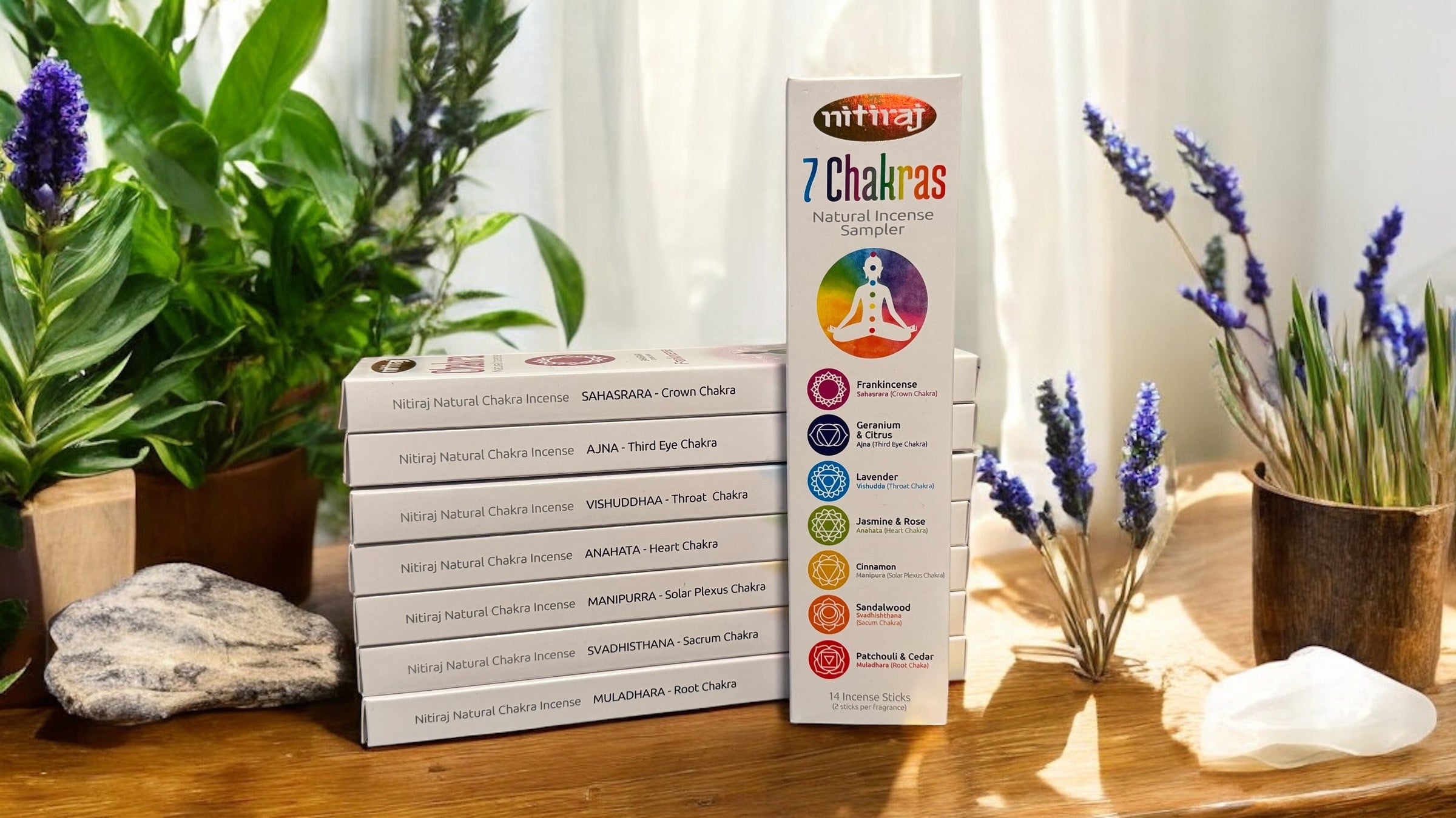 7 Chakra Incense Sample Pack | All Chakras | AK Untamed